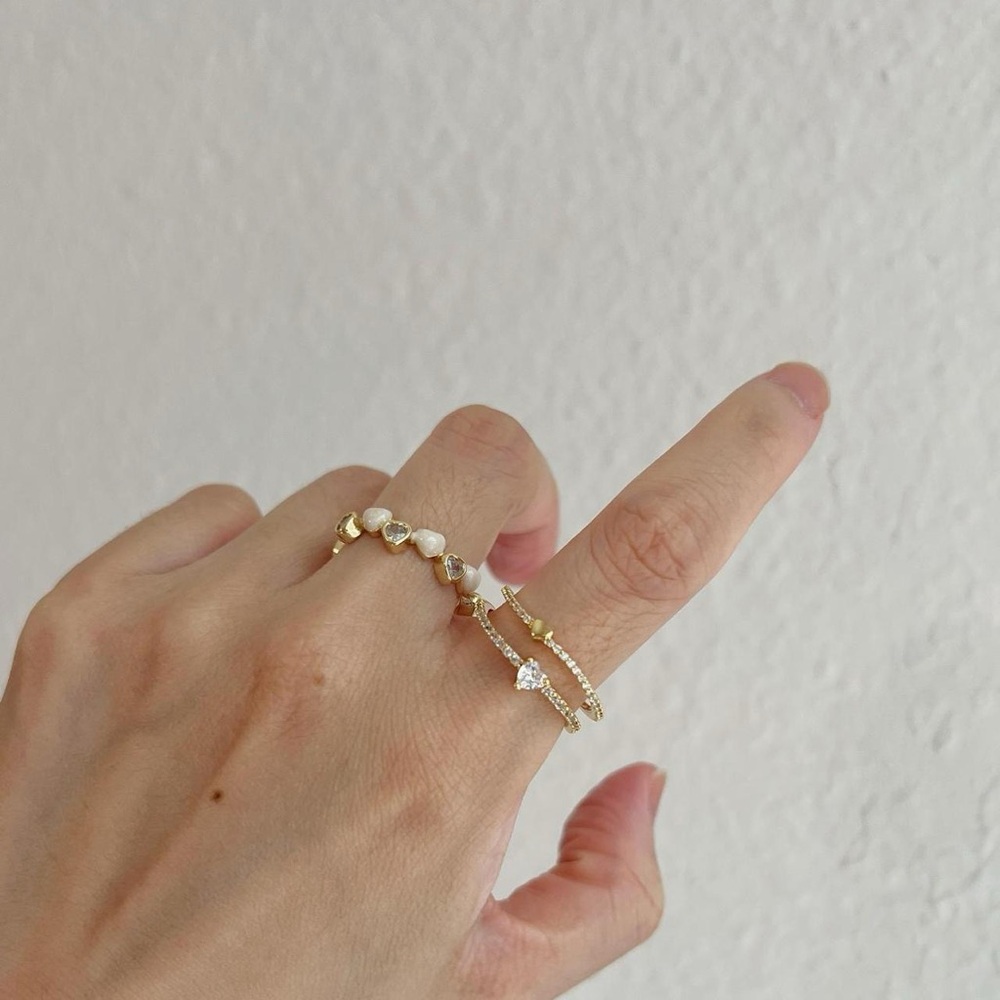 Gold and Silver Vintage-Inspired Pearl Ring